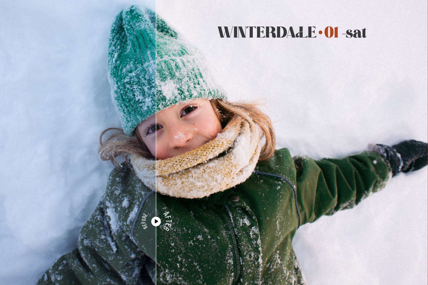冬季人物摄影照片后期修图LR预设 Winterdale Lightroom Presets 插件预设 第7张