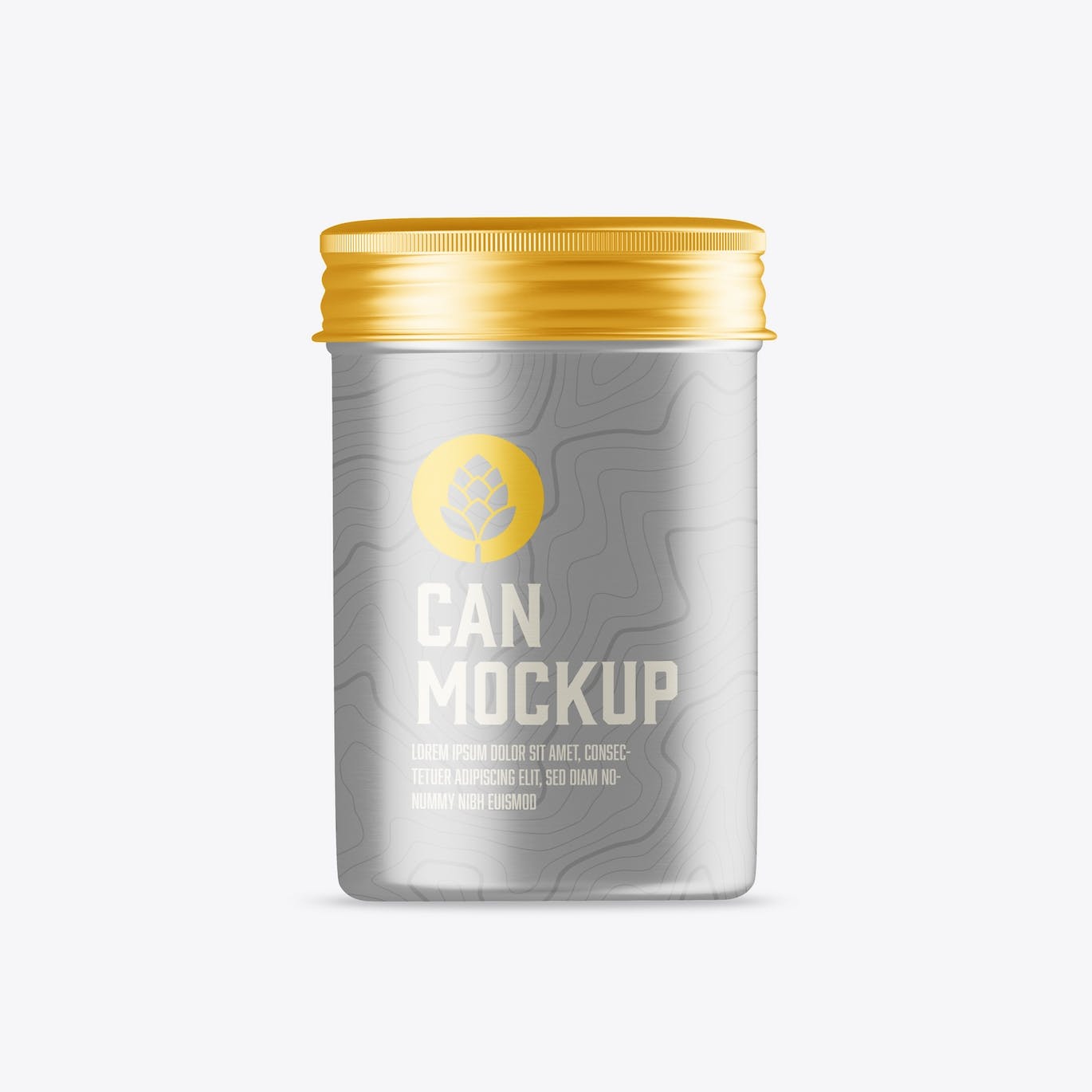 茶叶罐锡罐包装设计样机 Colored Tin Mockup 样机素材 第3张
