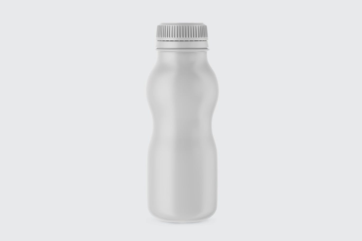 哑光酸奶瓶包装设计样机 Matte Yogurt Bottle Mockup 样机素材 第4张