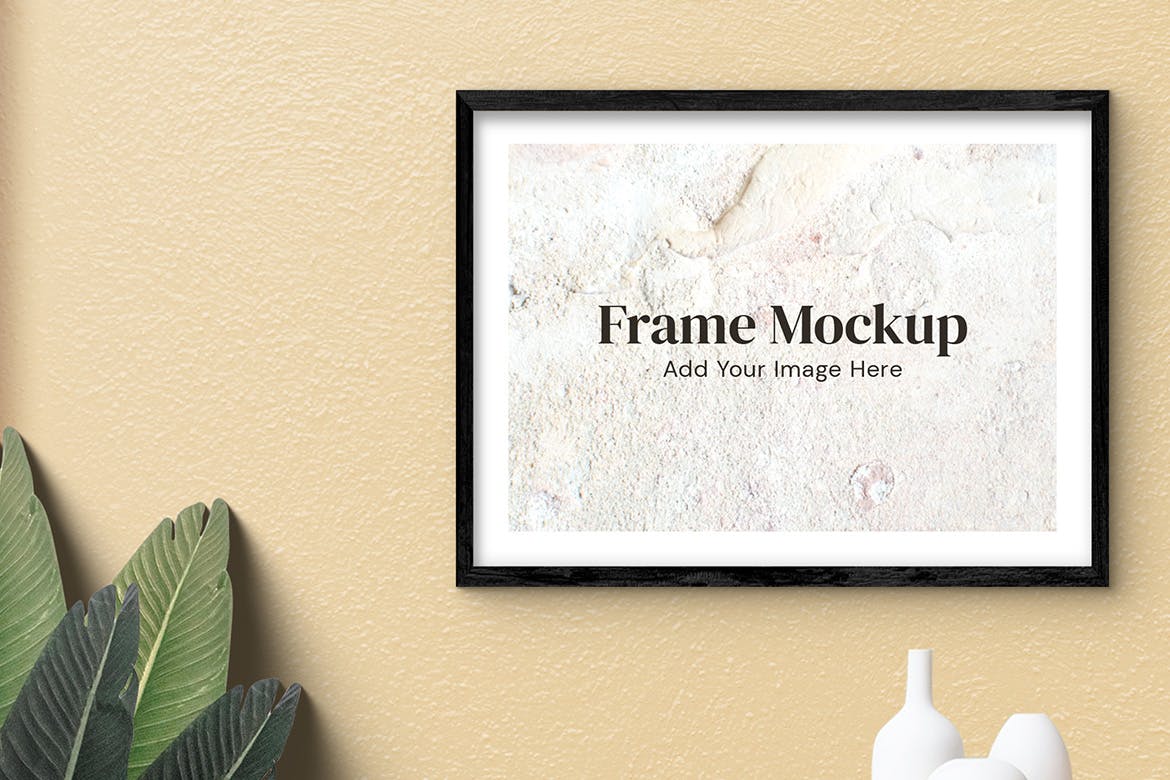 挂墙艺术作品相框样机模板 Frame Mockup – EGLS 样机素材 第5张