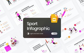 运动信息图表谷歌幻灯片模板下载 Sport Infographic Google Slides Template