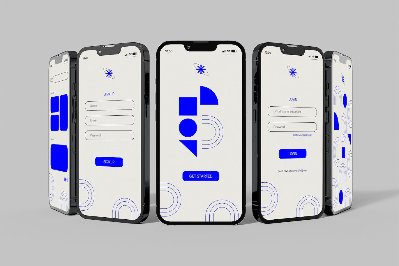 智能手机iPhone屏幕设计样机v5 Smartphone Screen Design Mockup 样机素材 第1张