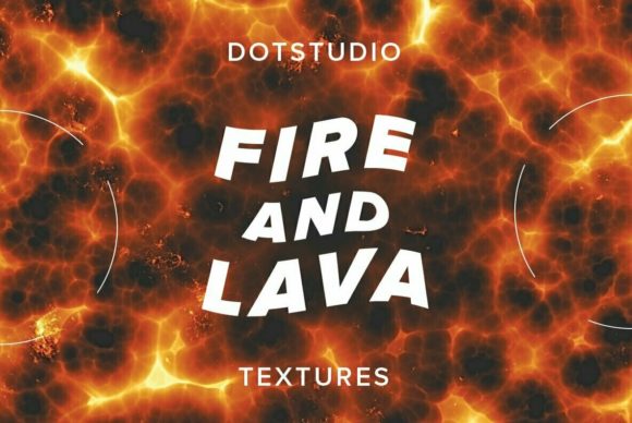 火山和熔岩岩浆背景纹理素材 Fire and Lava Textures 图片素材 第1张