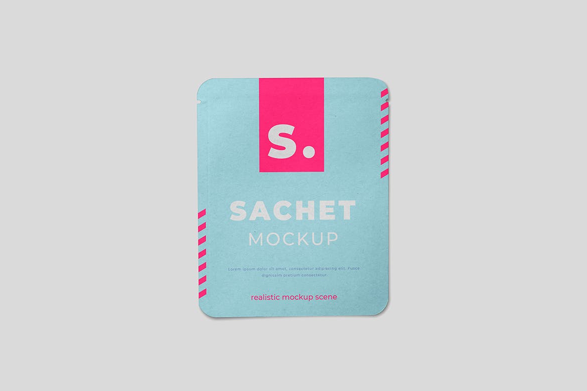 香囊袋包装设计样机 Sachet Packaging Mockup 样机素材 第5张