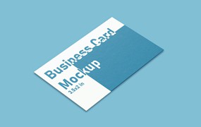 商业企业品牌展示名片样机素材 Business Card Mockups
