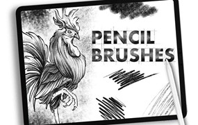 真实的铅笔效果Procreate笔刷