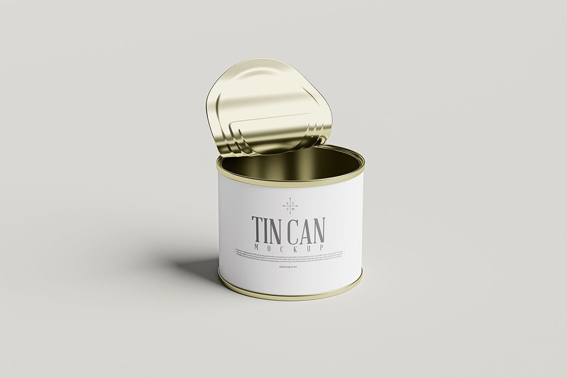 锡罐食品罐头包装设计样机 Tin Can Mockup 样机素材 第3张