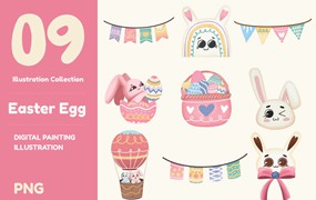 复活节彩蛋矢量插画 Easter Egg Illustration
