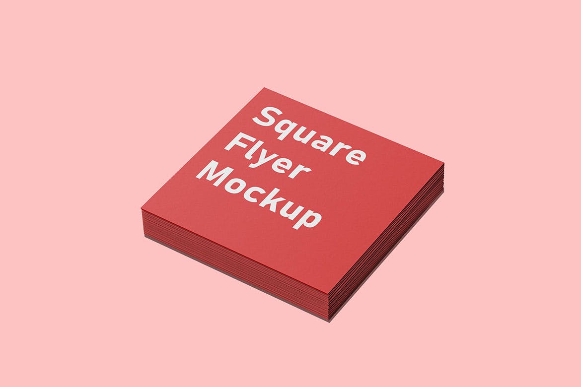 方形尺寸名片设计演示样机 Square Business Card Mockups 样机素材 第4张