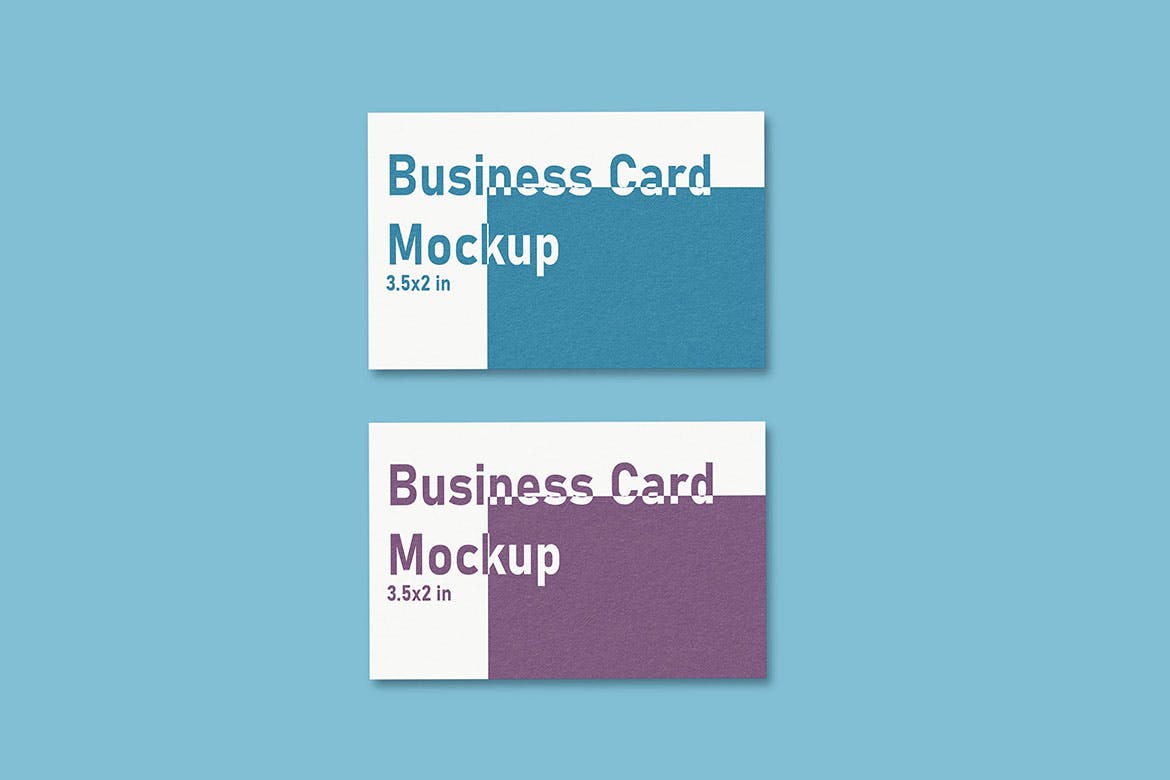 商业企业品牌展示名片样机素材 Business Card Mockups 样机素材 第2张