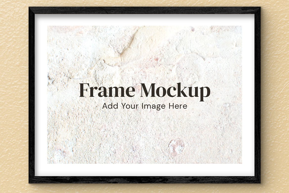 挂墙艺术作品相框样机模板 Frame Mockup – EGLS 样机素材 第4张
