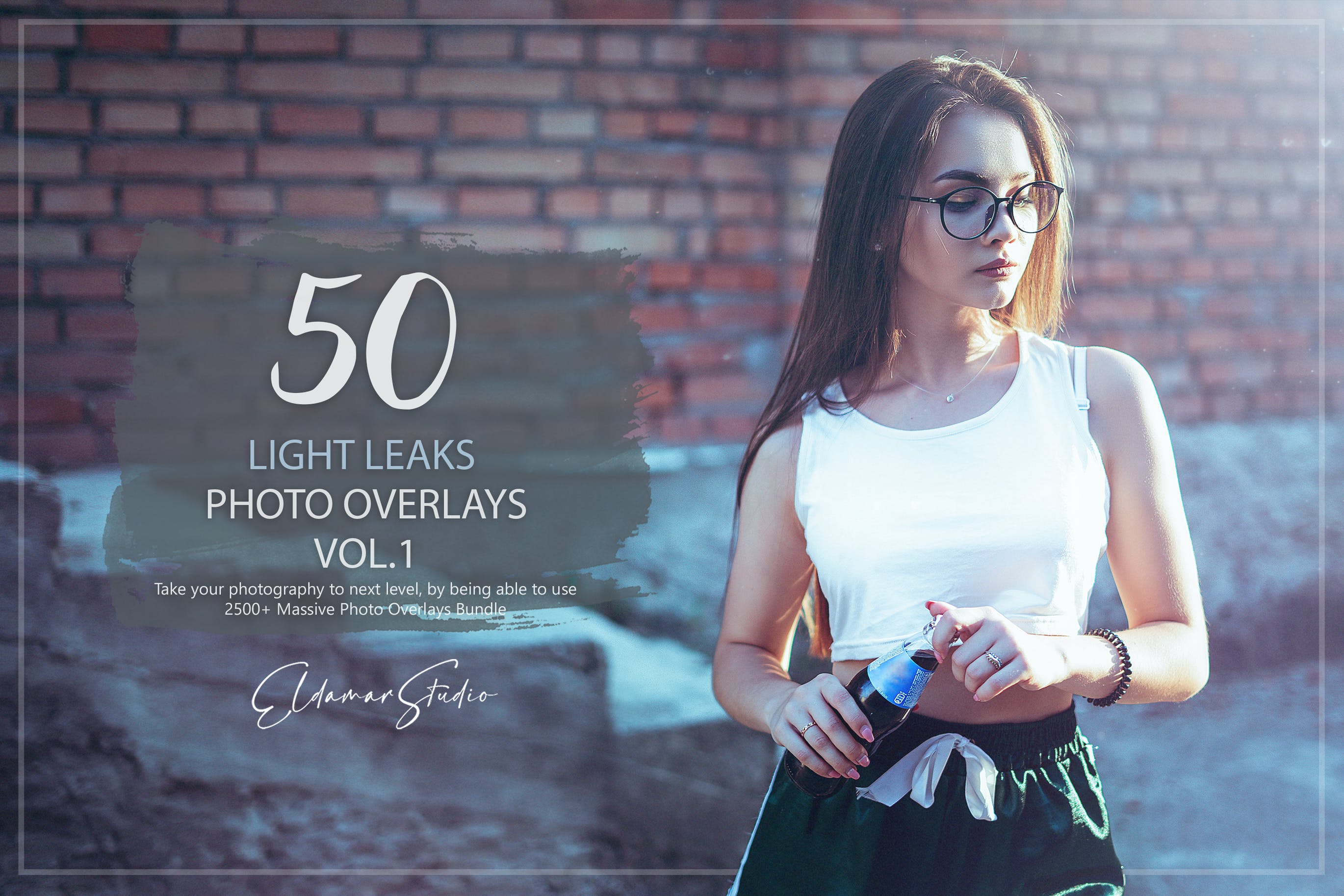 50个漏光照片叠层背景素材v1 50 Light Leaks Photo Overlays – Vol. 1 插件预设 第1张