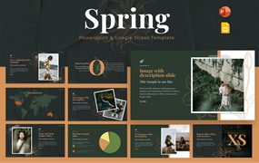 春季主题背景PPT&谷歌幻灯片模板 Spring Powerpoint & Google Slides Template