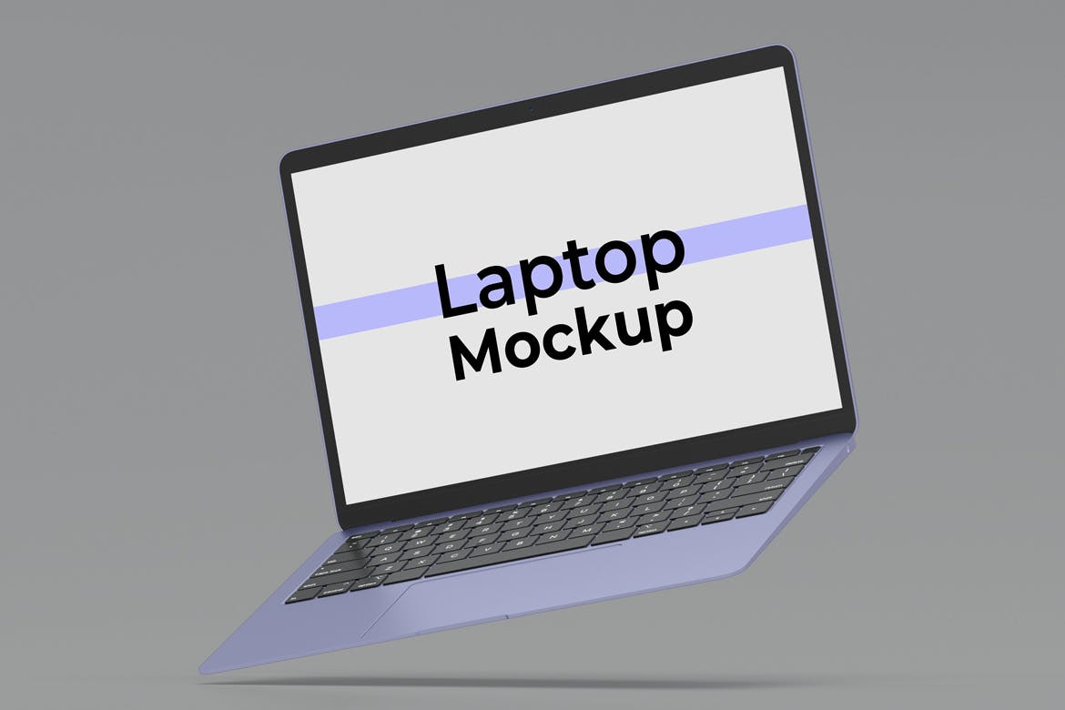 苹果笔记本电脑UI展示样机合集 Laptop Mockup Set 样机素材 第7张