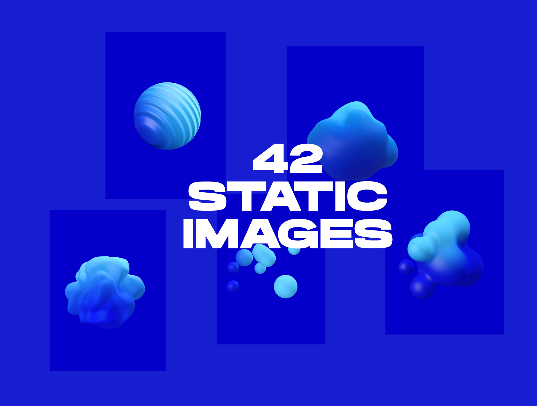 潮流现代3D动画抽象形状动画循环的抽象视频+平面背景素材 3D ANIMATED ABSTRACT SHAPES 设计素材 第11张