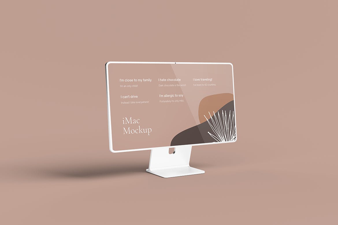 iMac苹果显示器样机模板v2 iMac Mockup V.2 样机素材 第2张