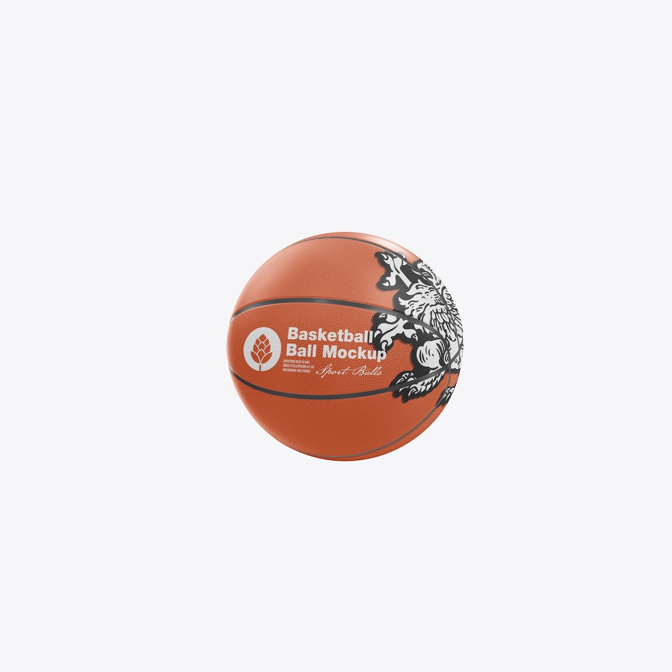 篮球运动品牌展示样机模板 Basketball Ball Mockup 样机素材 第2张