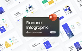 财务信息图表PPT模板 Finance Infographic PowerPoint Template