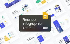 金融数据图表谷歌幻灯片演示模板 Finance Infographic Google Slides Template