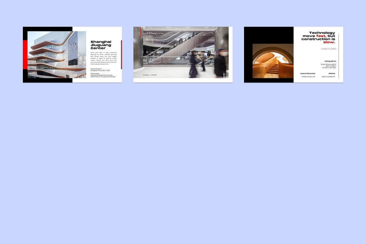 建筑学设计Powerpoint幻灯片模板 Kolom – Architecture PowerPoint Template 幻灯图表 第4张