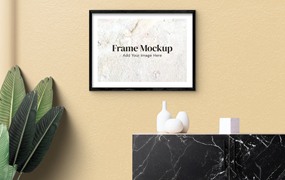 挂墙艺术作品相框样机模板 Frame Mockup – EGLS
