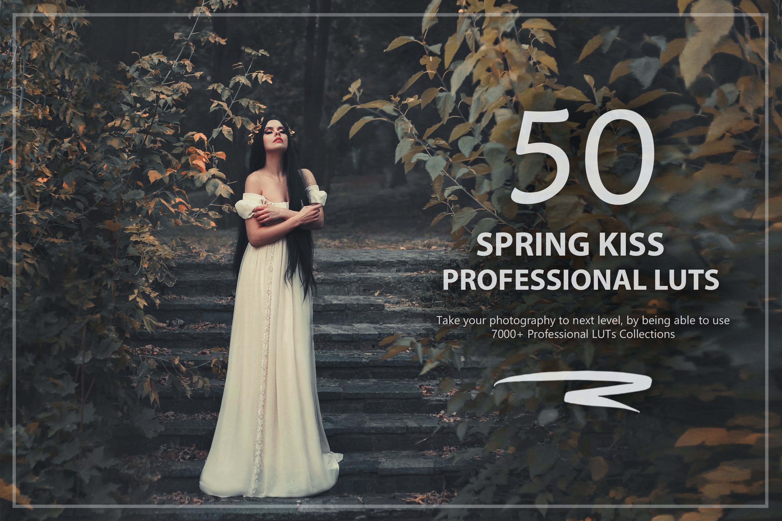 50个春季照片调色滤镜LR预设 50 Spring Kiss LUTs and Presets Pack 插件预设 第1张