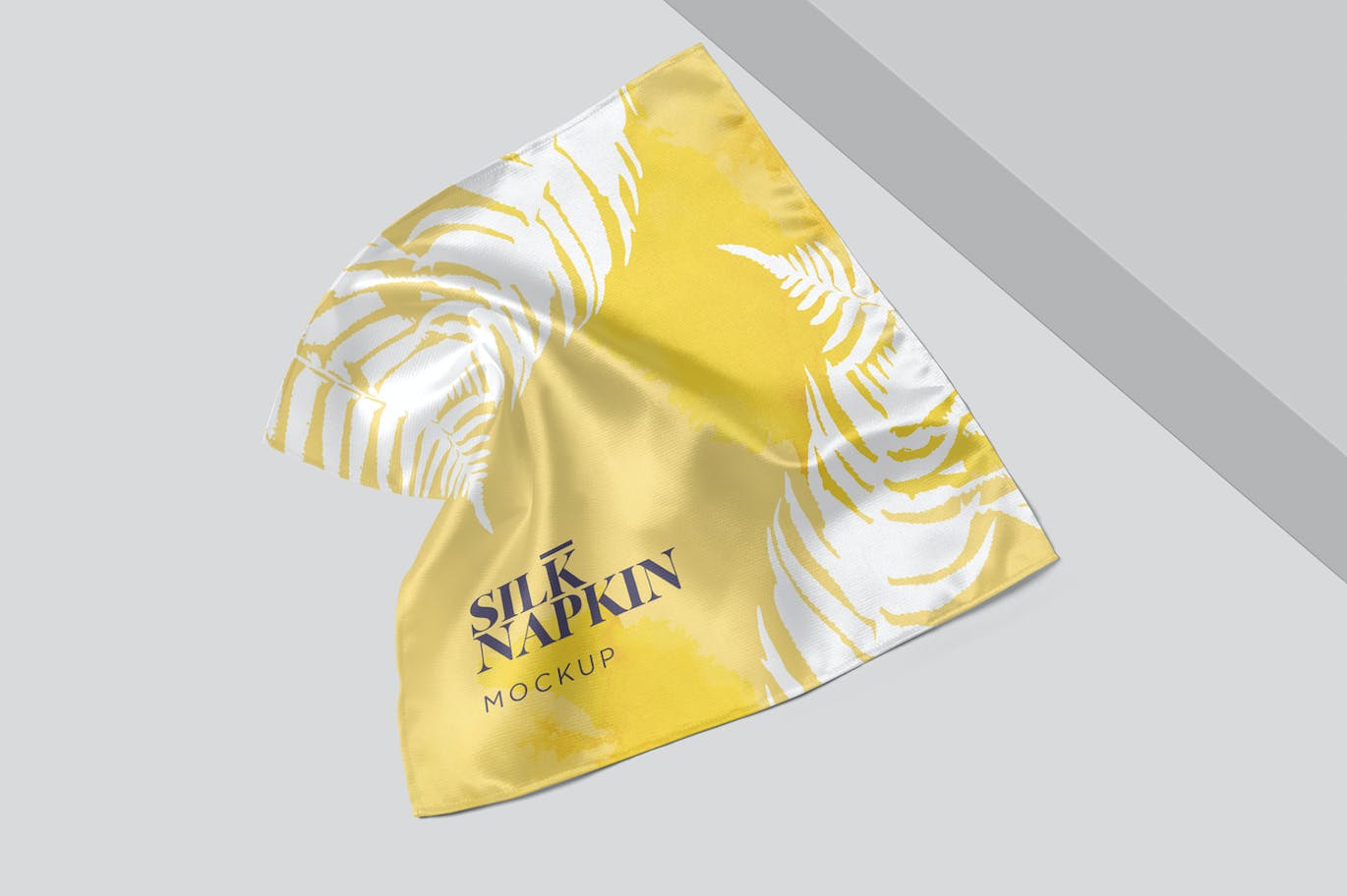 丝绸餐巾设计样机 Silk Napkin Mockups 样机素材 第3张