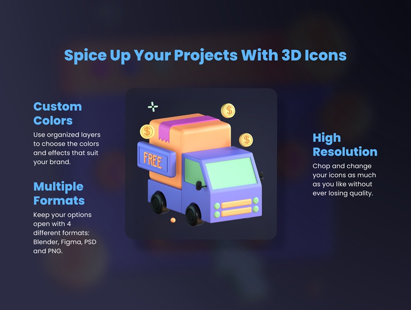 高质量三维渲染3D电商主题图标插画合辑 30 3D eCommerce Icon Set 图标素材 第2张