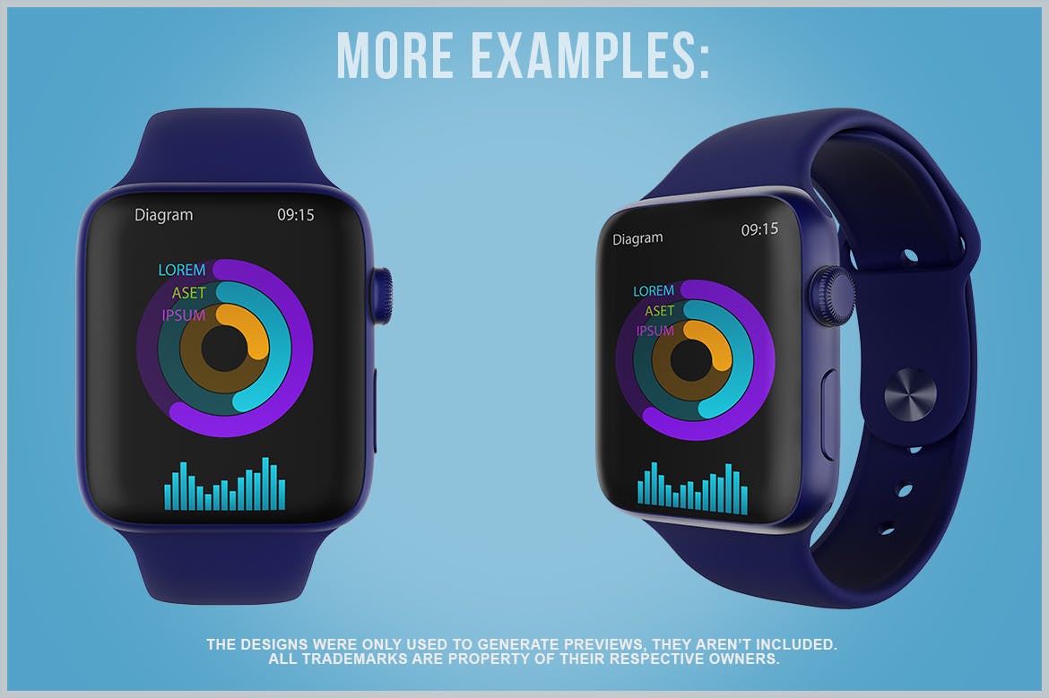 智能手表Watch样机 Smart Watch Mockup PSD 样机素材 第2张
