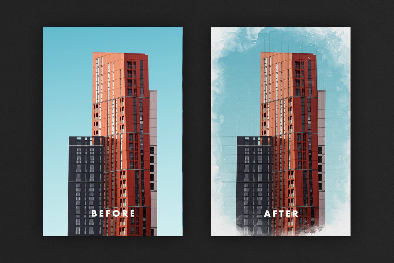 建筑草图效果海报模板 Architecture Sketch Effect for Posters 插件预设 第3张