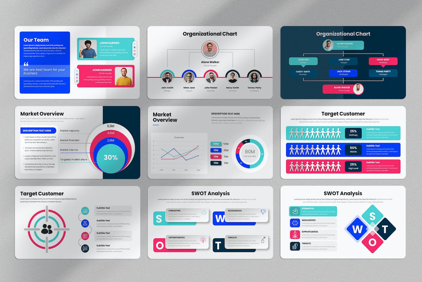 商业计划方案谷歌幻灯片演示文稿模板 Business Plan Google Slides Presentation Template 幻灯图表 第3张