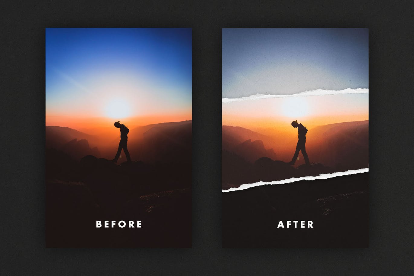 撕纸效果海报模板 Torn Paper Effect for Posters 插件预设 第4张