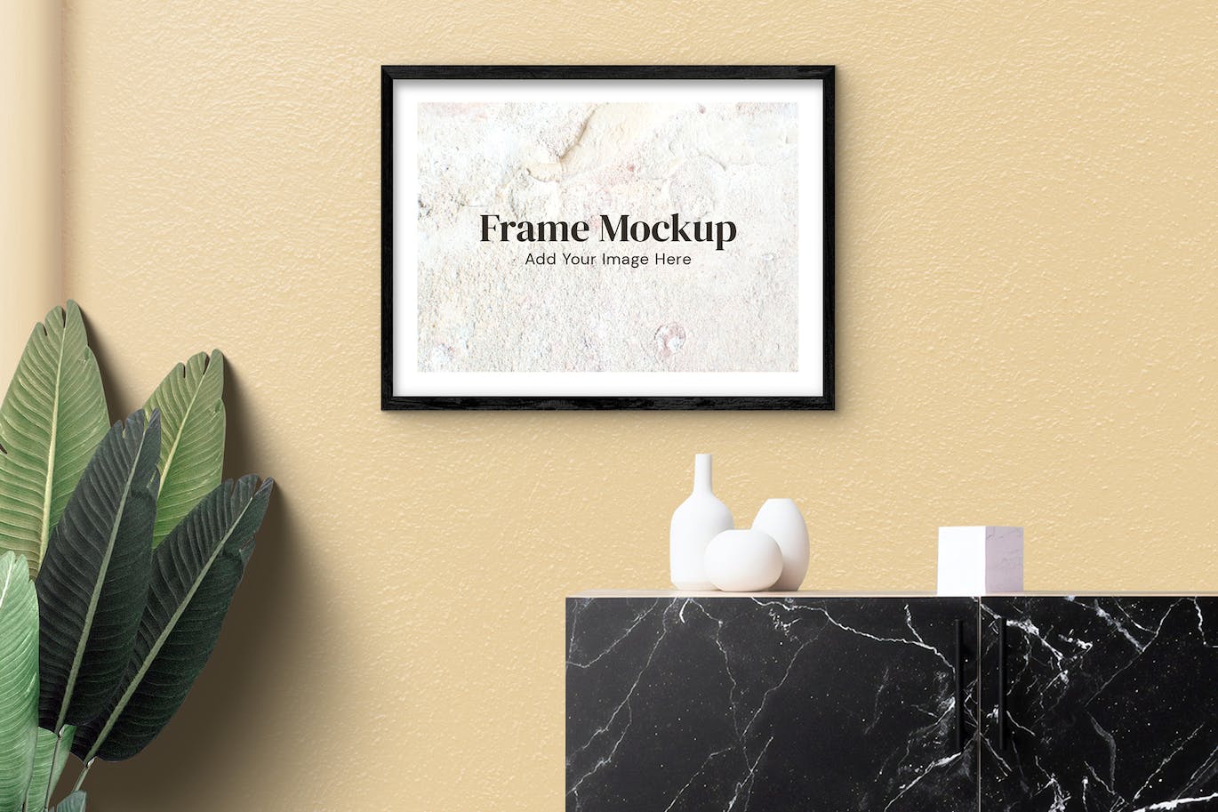 挂墙艺术作品相框样机模板 Frame Mockup – EGLS 样机素材 第1张