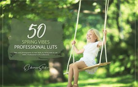 50个春季图像视频LUT预设素材 50 Spring Vibes LUTs Pack