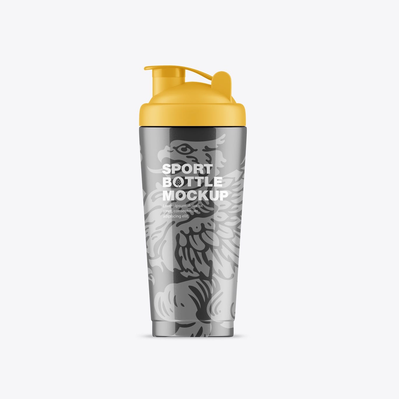 健身房运动水瓶包装设计样机 Gym Bottle Mockup 样机素材 第4张