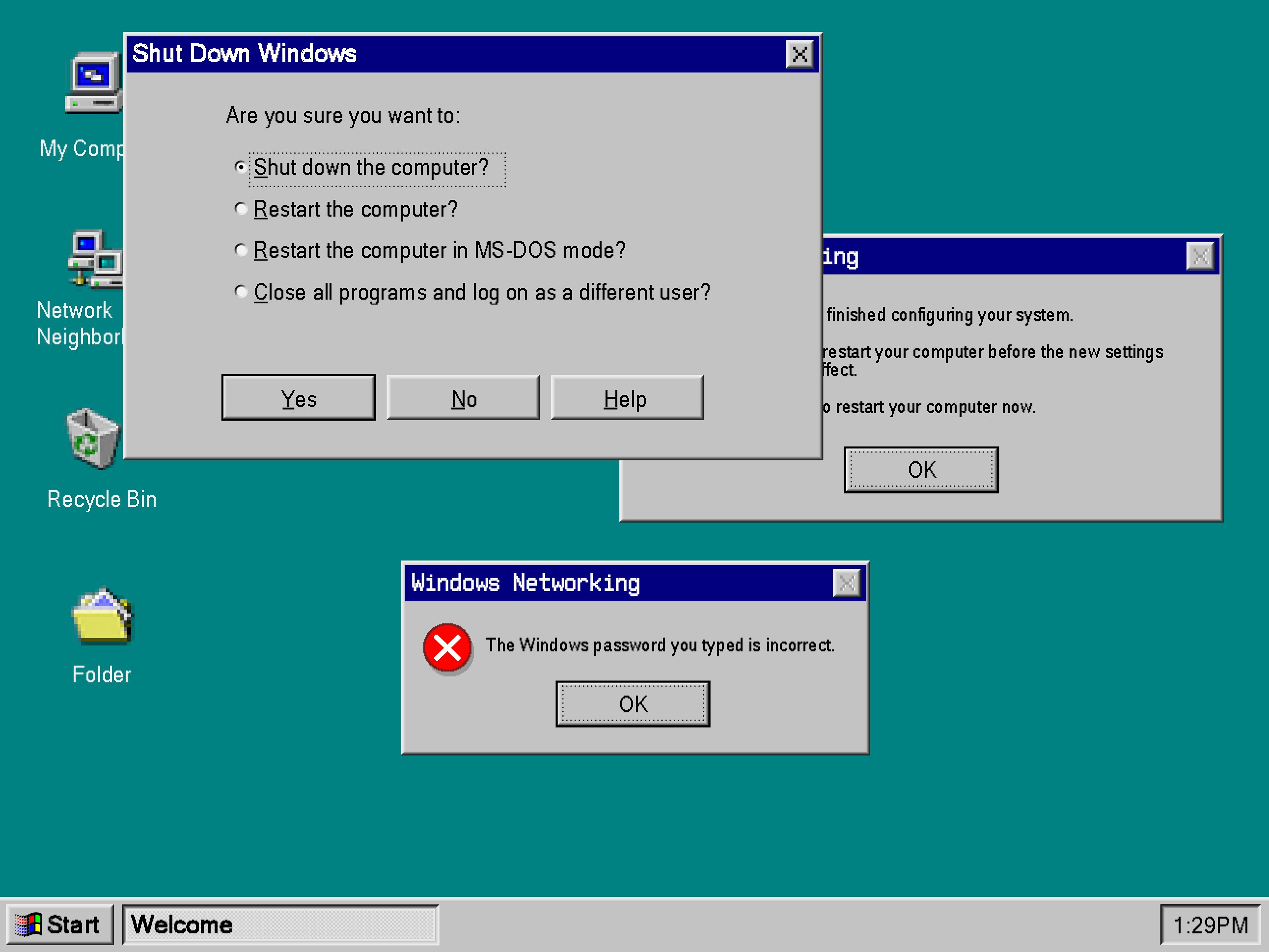 老式Windows 95 UI套件 Windows 95 UI Kit 设计素材 第1张