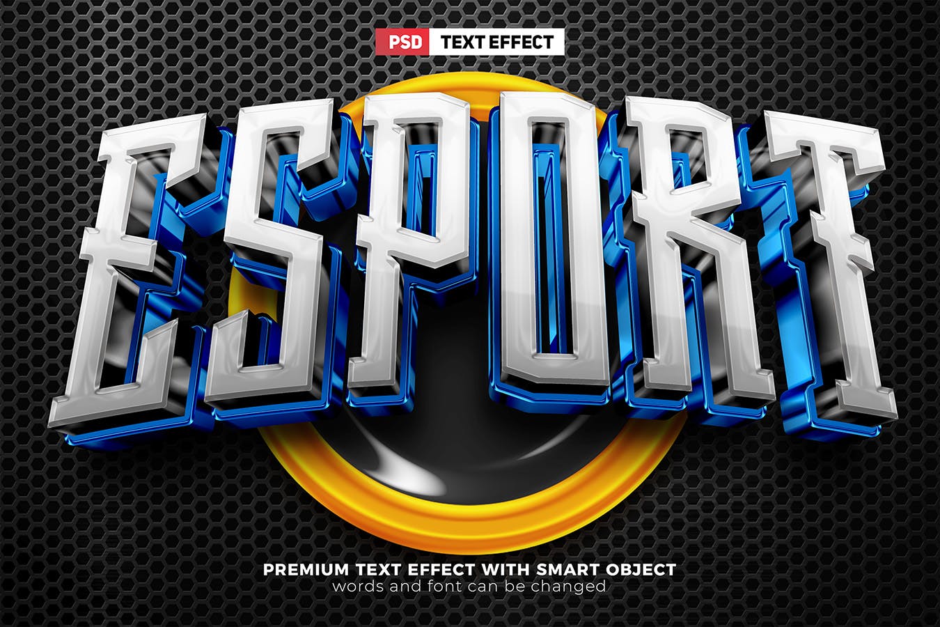 光泽风格游戏3D文本效果 Esport Team Glossy 3D Text Effect Vol. 1 插件预设 第4张
