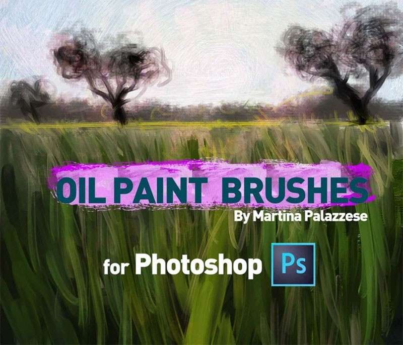 Photoshop油画手绘笔刷 笔刷资源 第1张