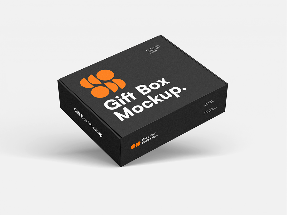 礼品盒设计样机模板 Gift Box Mockup 样机素材 第2张