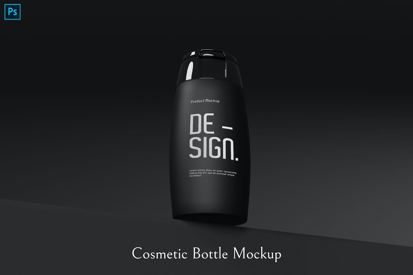 化妆品瓶子包装设计样机 cosmetic bottle mockup 样机素材 第1张