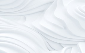 抽象平滑形状3D白色背景 Abstract 3D White Background