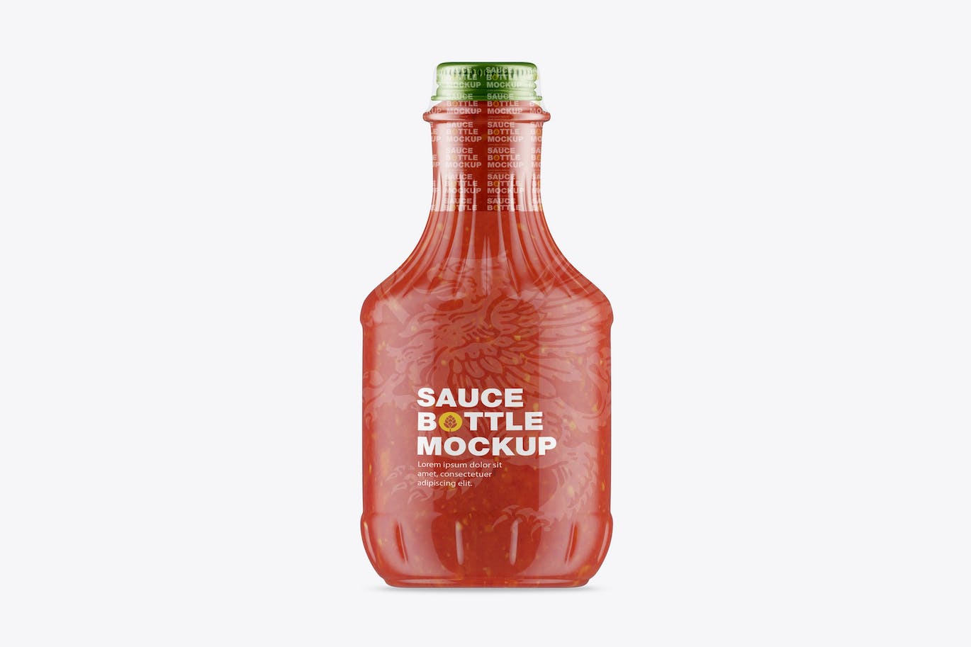 酱油瓶包装设计样机 Sauce Bottle Mockup 样机素材 第1张
