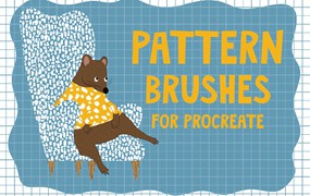 花纹图案Procreate笔刷 Pattern Brushes for Procreate