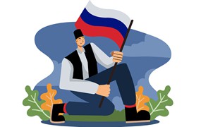 俄罗斯祖国保卫者日插画 Defender of Fatherland Day – Illustration