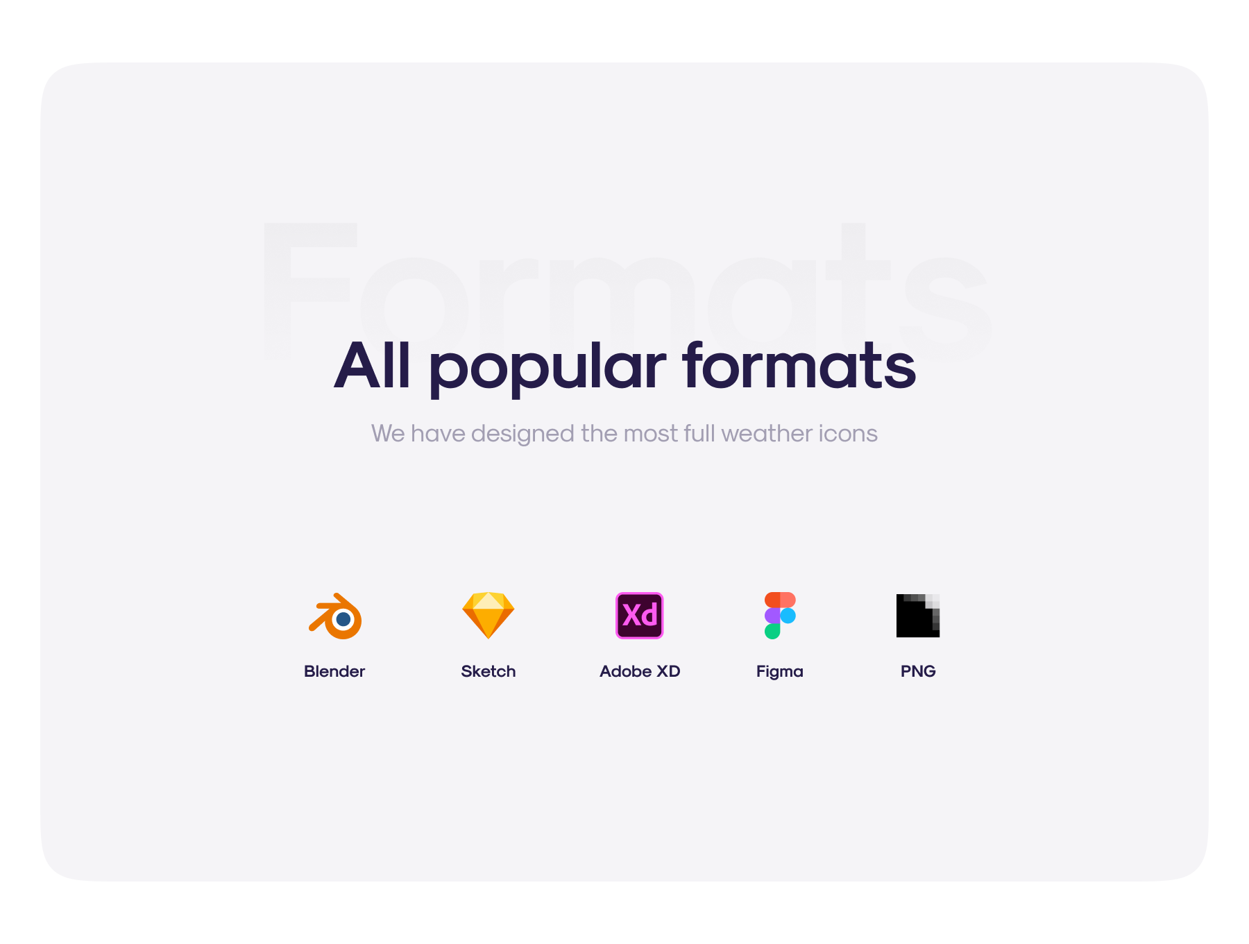 50多个3D高分辨率原始风格和粘土风格完美天气图标包 Weatherly 3D icons – 50+ Weather icons 图标素材 第10张