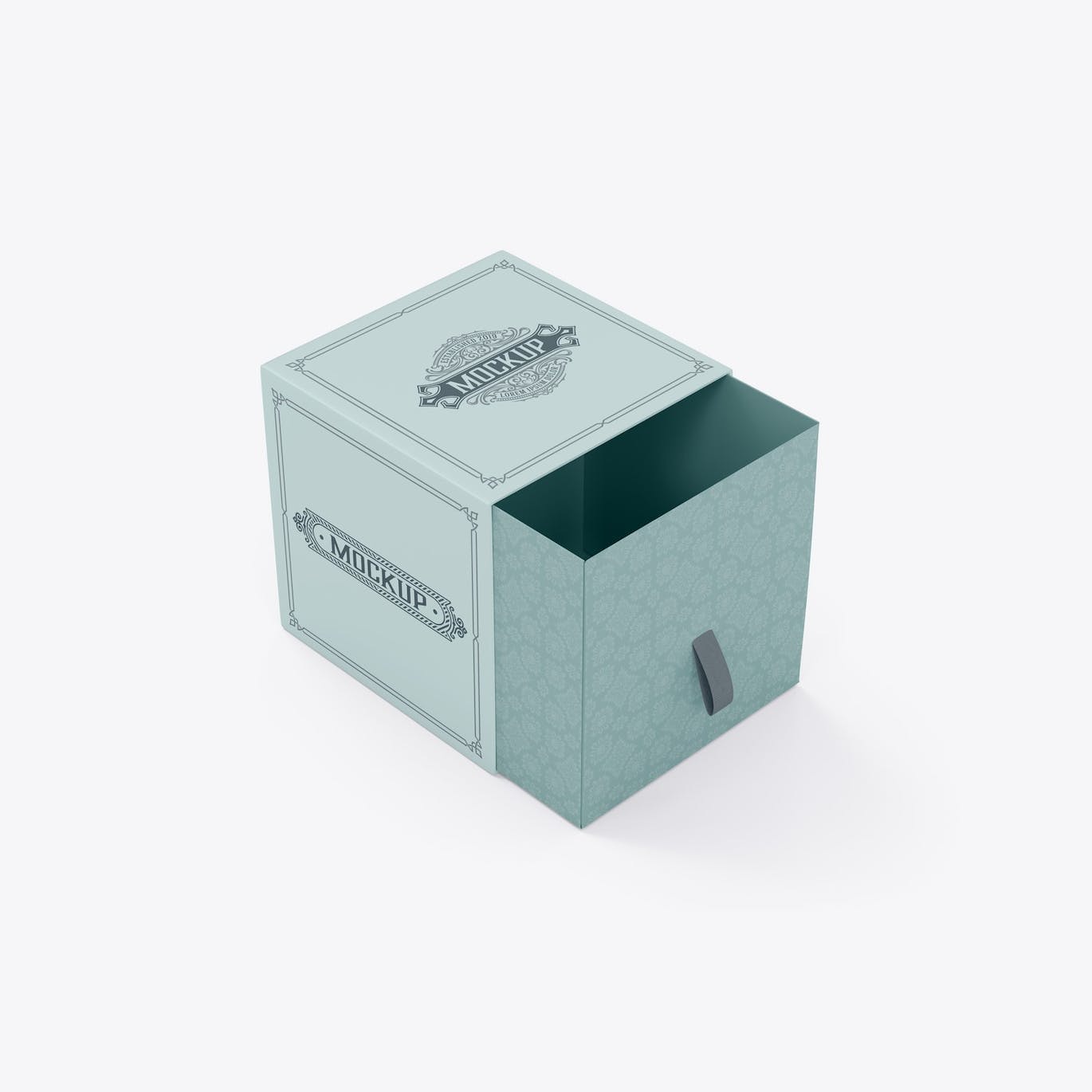 抽屉礼品盒子设计样机 Slide Box Mockup 样机素材 第2张