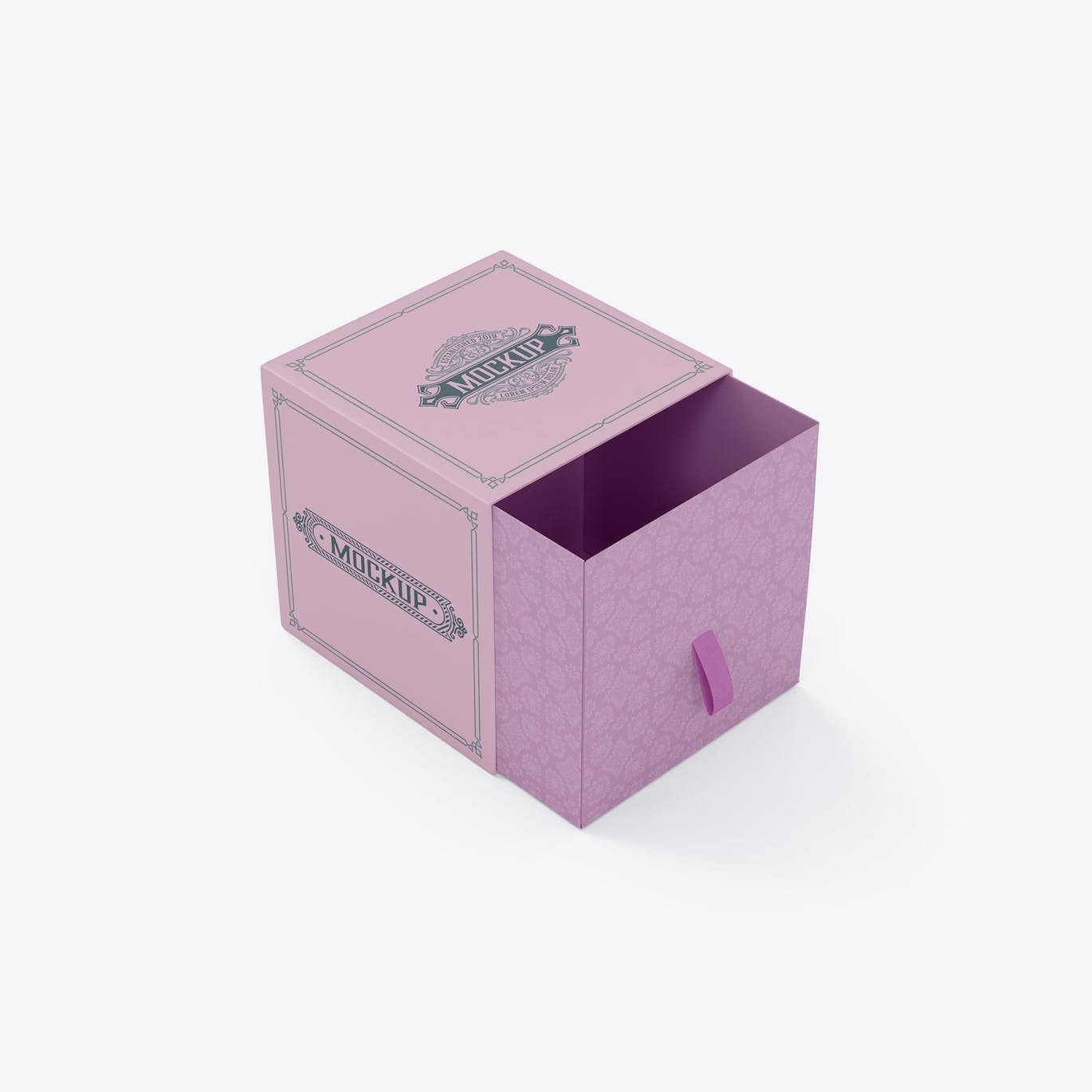 抽屉礼品盒子设计样机 Slide Box Mockup 样机素材 第3张