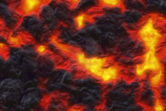 火山和熔岩岩浆背景纹理素材 Fire and Lava Textures 图片素材 第5张