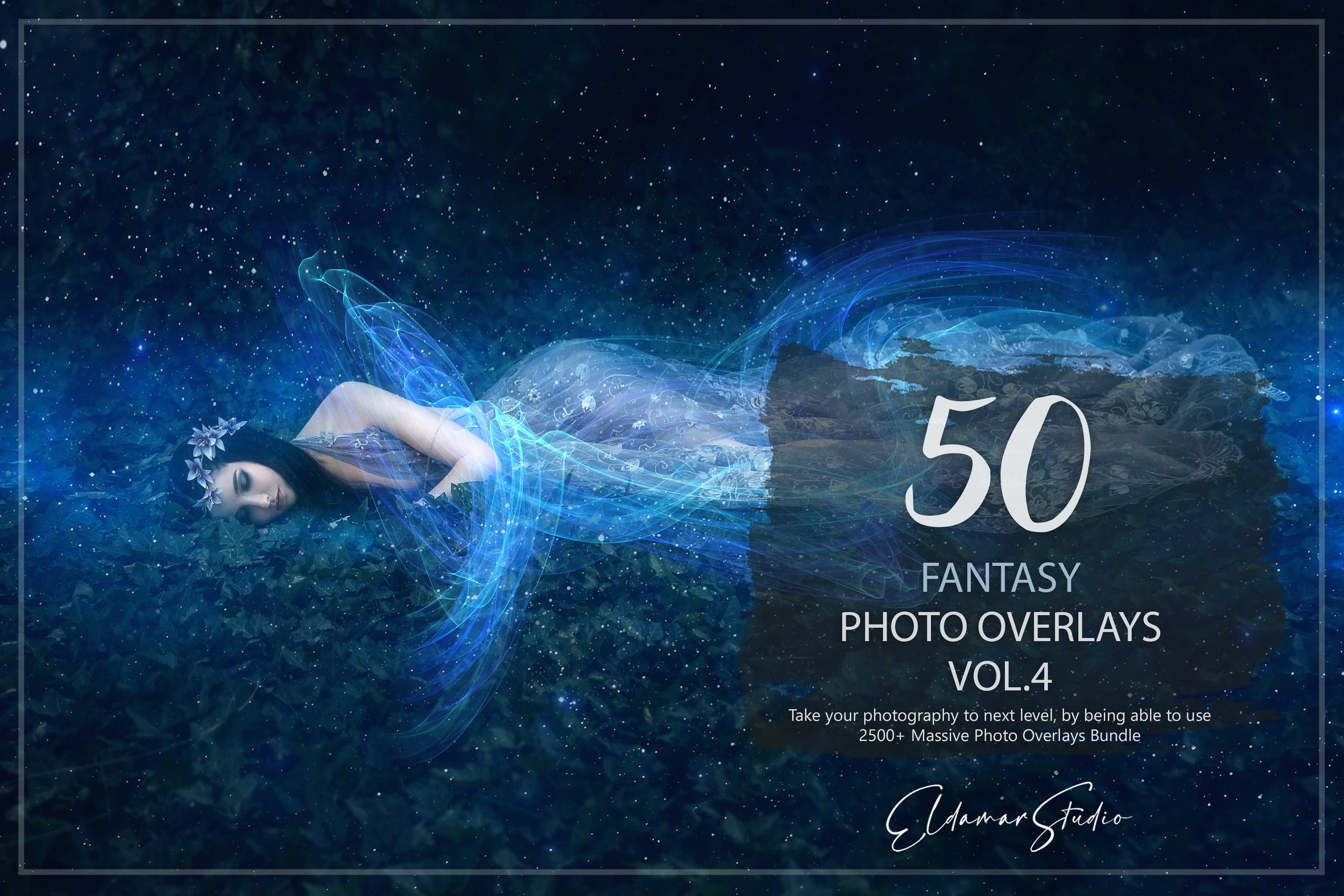 50个梦幻彩色几何线条照片叠层背景素材v4 50 Fantasy Photo Overlays – Vol. 4 图片素材 第1张