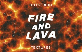 火山和熔岩岩浆背景纹理素材 Fire and Lava Textures